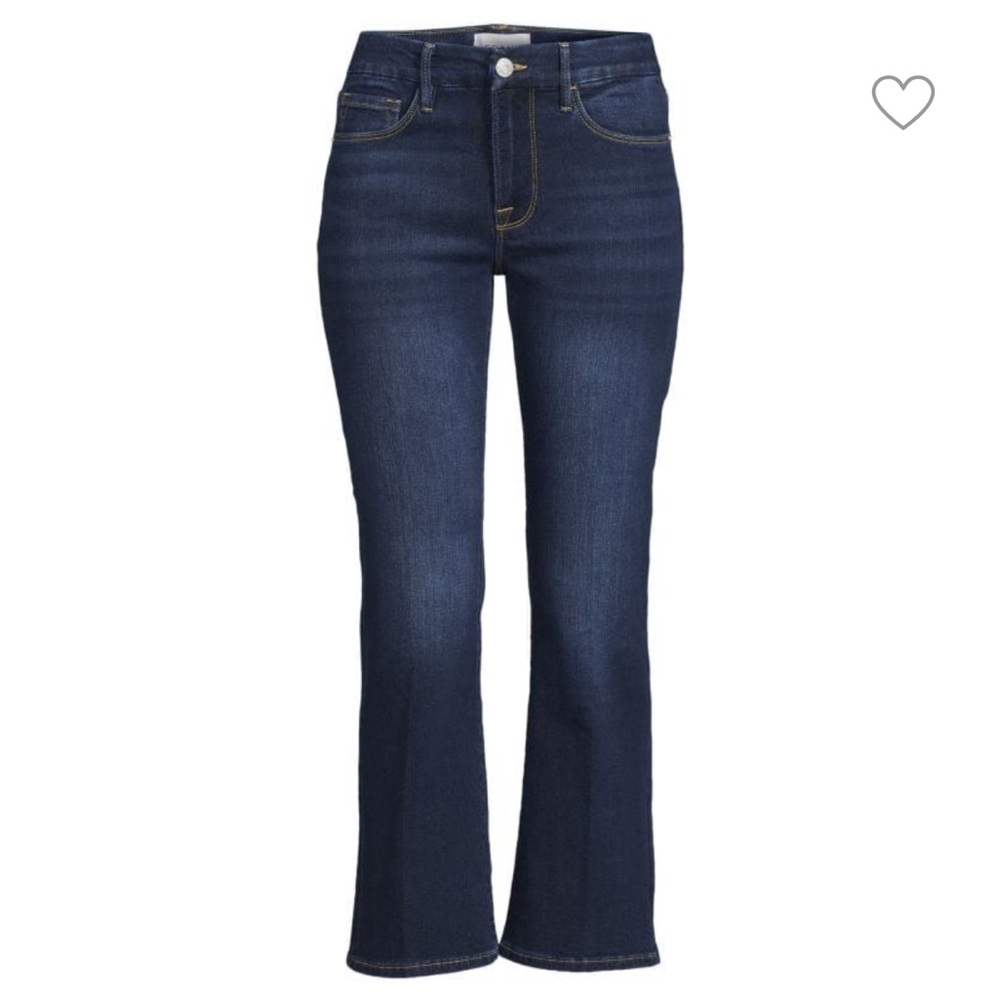 FRAME
Le Cropped Mini Bootcut Jeans